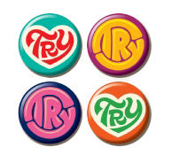 “Try” x4 Button Pack (1.25″)
