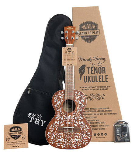 Mandy Harvey Learn To Play Signature Series Tenor Ukulele-SIGNED